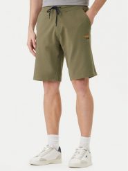 Aeronautica Militare Szorty sportowe 261BF0032UF00674 Zielony Regular Fit. Zielone krótkie spodenki sportowe Aeronautica Militare, m, bez wzorów, z bawełny. Za 359.99 zł.