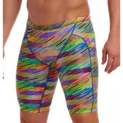 Spodenki do pływania Jammery Funky Trunks Static Stack. Odzież kąpielowa Funky Trunks, l, bez wzorów, sportowe. Za 179.99 zł.