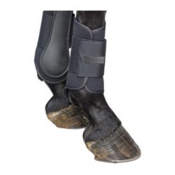 Zamknięte neoprenowe getry dla koni Kavalkade Softy. Czarne legginsy długie sportowe KAVALKADE, s, bez wzorów, z neoprenu, do jazdy konnej. Za 177.50 zł.
