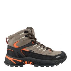 Buty trekkingowe męskie CMP RIGEL 2.0 MID skóra wodoodporne. Brązowe buty trekkingowe CMP, bez wzorów, ze skóry, bez zapięcia. Za 449.99 zł.