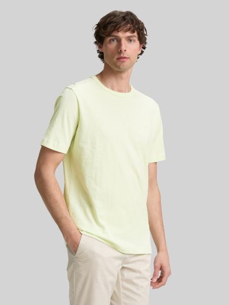 Męska Koszulka Tom Tailor Printed T-shirt Lime Cream Green 1045627 29078. Zielone t-shirty Tom Tailor, m, bez wzorów, bez kołnierzyka, bez ramiączek. Za 59.99 zł.