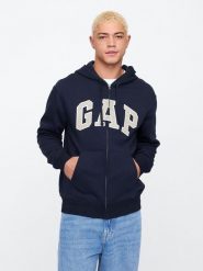 GAP Bluza w kolorze granatowym rozmiar: XS. Niebieskie bluzy GAP, xs, bez wzorów, bez kaptura. Za 110.55 zł.
