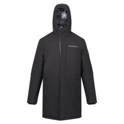 Kurtka turystyczna męska Regatta CLR przeciwdeszczowa ocieplana. Czarne kurtki Regatta, m, bez wzorów, bez kaptura. Za 799.99 zł.