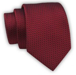 Krawat Alties (7 cm) - Czerwony, Drobna Faktura. Czerwone krawaty i muchy Alties, bez wzorów, z tkaniny. Za 49.00 zł.