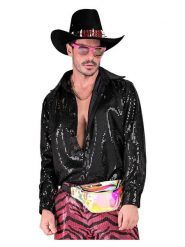 Widmann Koszula kostiumowa "Party Fashion" w kolorze czarnym rozmiar: XXL. Czarne koszule Widmann, xxl, bez wzorów, bez kołnierzyka, bez ramiączek. Za 130.99 zł.