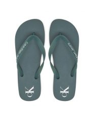 Calvin Klein Jeans Japonki Beach Sandal Transparent Tpu YM0YM01267 Turkusowy. Niebieskie japonki Calvin Klein Jeans, bez wzorów, z jeansu. Za 119.99 zł.