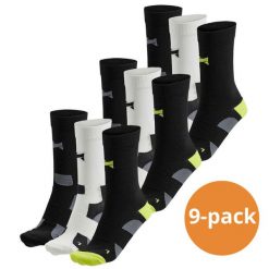 Skarpety kolarskie Xtreme Crew, 9 par, Multi Czarne. Czarne skarpety XTREME SOCKSWEAR, bez wzorów. Za 194.99 zł.