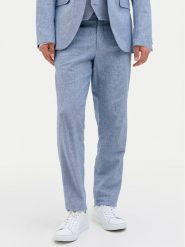 Jack&Jones Chinosy Riviera 12228724 Błękitny Slim Fit. Niebieskie eleganckie spodnie Jack&Jones, m, z bawełny. Za 219.99 zł.