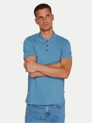 Matinique Polo 30206461 Niebieski Regular Fit. Niebieskie koszulki polo Matinique, m, bez wzorów, z bawełny, bez kołnierzyka, bez ramiączek. Za 129.99 zł.