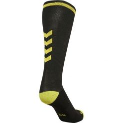 Skarpety sportowe dla dorosłych Hummel Elite Indoor Sock High. Czarne skarpety Hummel, bez wzorów. Za 88.00 zł.