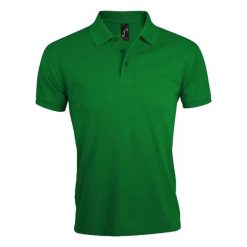 Męska Koszulka Polo Prime. Zielone koszulki polo SOL'S, m, bez wzorów, bez kołnierzyka, bez ramiączek, do biegania. Za 84.99 zł.