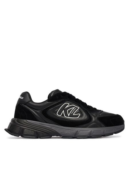 KARL LAGERFELD Sneakersy KL55523 Czarny. Czarne buty sportowe casual KARL LAGERFELD, bez wzorów, ze skóry, bez zapięcia. Za 530.99 zł.