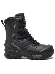 Salomon Trekkingi Toundra Pro Cswp 404727 27 G0 Czarny. Czarne trekkingi Salomon, bez wzorów, z tworzywa sztucznego, bez zapięcia. Za 899.99 zł.