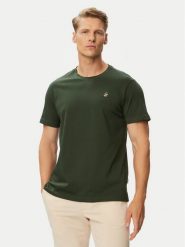 Beverly Hills Polo Club T-Shirt P-SS26M-TS41740 Zielony Regular Fit. Zielone koszulki polo Beverly Hills Polo Club, m, bez wzorów, z bawełny, bez kołnierzyka, bez ramiączek. Za 149.99 zł.