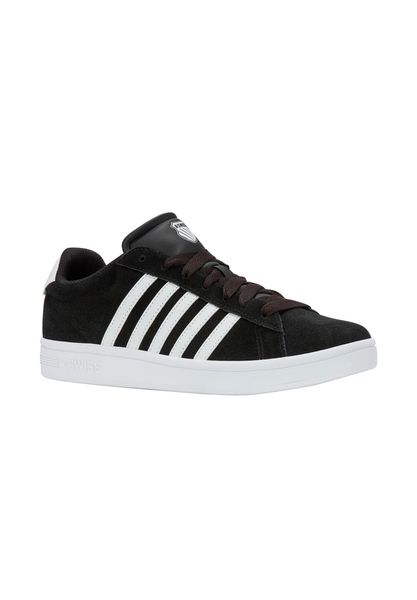 Buty K-Swiss COURT TIEBRK II SDE (09492-013-M). Białe buty turystyczne K-SWISS, bez wzorów, z materiału, bez zapięcia, na fitness i siłownię. Za 169.00 zł.