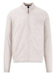 FYNCH-HATTON Kardigan w kolorze kremowym rozmiar: 3XL. Brązowe swetry rozpinane Fynch-Hatton, xl, bez wzorów, z bawełny, bez kołnierzyka, bez ramiączek. Za 130.99 zł.