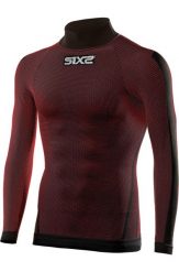 Podkoszulek rowerowy TS3. Czerwone podkoszulki SIXS, m, bez wzorów, ze skóry, bez ramiączek. Za 309.00 zł.