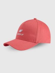 4F Czapka w kolorze różowym rozmiar: L/XL. Różowe czapki z daszkiem 4F, bez wzorów, z bawełny. Za 61.46 zł.