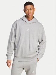 Adidas Bluza ALL SZN French Terry IY4155 Szary Loose Fit. Szare bluzy Adidas, m, bez wzorów, z bawełny, bez kaptura. Za 179.99 zł.