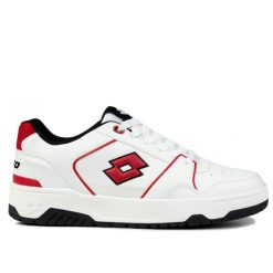 Buty męskie sportowe do chodzenia Lotto BOXSCORE. Białe buty do biegania Lotto, bez wzorów, bez zapięcia, trekkingowe. Za 149.00 zł.