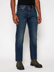 Levi's® Jeansy 501® 00501-3061 Granatowy Original Fit. Niebieskie jeansy m. Za 299.99 zł.