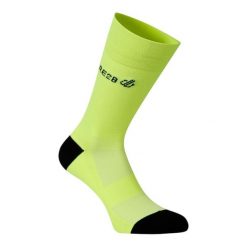 Skarpety Kolarskie Unisex Dla Dorosłych. Żółte skarpety Dare 2B, bez wzorów. Za 62.99 zł.