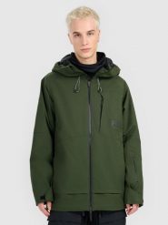 4F Kurtka snowboardowa membrana 15000 męska - khaki L. Brązowe kurtki narciarskie i snowboardowe 4F, l, bez wzorów, z materiału, narciarskie. Za 799.99 zł.