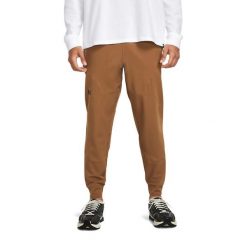 Spodnie treningowe męskie Under Armour Unstoppable Joggers. Brązowe spodnie treningowe długie Under Armour, m, bez wzorów, z dresówki. W wyprzedaży za 321.10 zł.