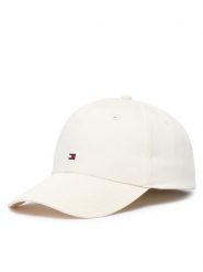 Tommy Hilfiger Czapka z daszkiem Th Flag AM0AM13008 Kremowy. Białe czapki z daszkiem Tommy Hilfiger, bez wzorów, z bawełny. Za 169.99 zł.
