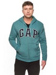 GAP Bluza w kolorze zielonym rozmiar: XXL. Zielone bluzy GAP, xxl, bez wzorów, bez kaptura. Za 78.28 zł.