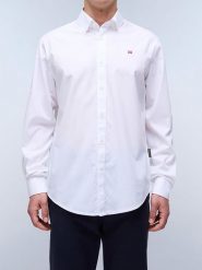 Napapijri Koszula - Regular fit - w kolorze białym rozmiar: 3XL. Białe koszule Napapijri, xl, bez wzorów, z bawełny, bez kołnierzyka, bez ramiączek. Za 146.45 zł.