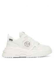 PHILIPP PLEIN Sneakersy New Predator FAES USC0837 PTE003N Biały. Białe buty sportowe casual Philipp Plein, bez wzorów, ze skóry, bez zapięcia. Za 1,499.00 zł.