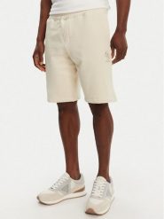 Guess Szorty sportowe M5GD10 KCN01 Écru Regular Fit. Krótkie spodenki sportowe Guess, m, z aplikacjami, z bawełny. Za 179.99 zł.