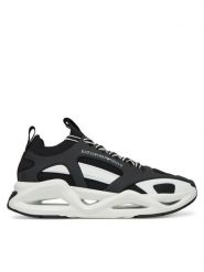 EA7 Emporio Armani Sneakersy X8X174 XK377 K485 Czarny. Czarne buty sportowe casual EA7 Emporio Armani, bez wzorów, ze skóry, bez zapięcia. Za 899.99 zł.