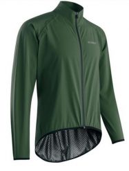 Kurtka przeciwdeszczowa na rower MICROM 15, zielona. Zielone kurtki GIST, m, bez wzorów, bez kaptura. Za 449.00 zł.
