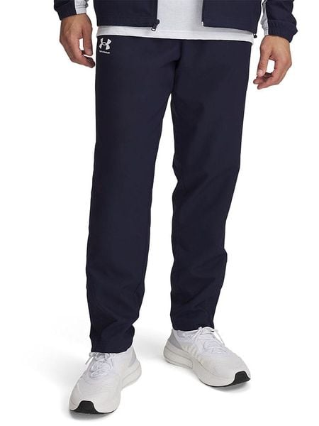 Under Armour Spodnie funkcyjne "Rival" w kolorze granatowym rozmiar: XXL. Niebieskie spodnie treningowe długie Under Armour, xxl, bez wzorów. Za 122.96 zł.