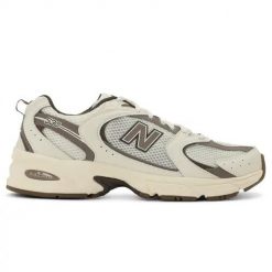New Balance 530 MR530ASM Sneakersy unisex. Brązowe buty do biegania New Balance, bez wzorów, z materiału, bez zapięcia. Za 529.00 zł.