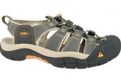 Buty trekkingowe męskie Keen Newport H2. Brązowe buty turystyczne Keen, bez wzorów, z materiału, bez zapięcia, trekkingowe. Za 531.90 zł.