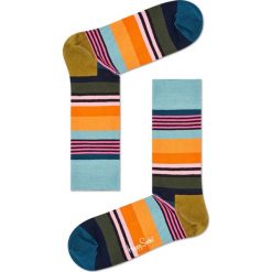 Happy Socks - Skarpety Multi Stripe. Skarpety Happy Socks, bez wzorów, z bawełny. W wyprzedaży za 29.90 zł.
