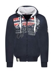 Geographical Norway Bluza "Gelegant" w kolorze granatowym rozmiar: M. Niebieskie bluzy Geographical Norway, m, bez wzorów, bez kaptura. Za 130.50 zł.