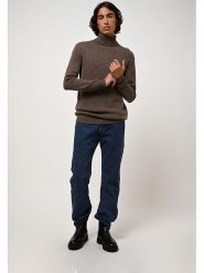 AUTHENTIC CASHMERE Kaszmirowy golf "Martin" w kolorze brązowym rozmiar: M. Brązowe golfy AUTHENTIC CASHMERE, m, bez wzorów, z kaszmiru, bez ramiączek. Za 630.99 zł.