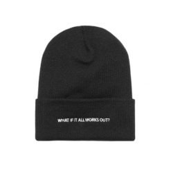 Czapka Flexfit What If Wooly Combed. Czarne czapki zimowe FLEXFIT, bez wzorów. Za 137.00 zł.