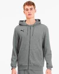 Bluza z kapturem Puma team Goal 23 Casuals. Szare bluzy z kapturem Puma, s, bez wzorów, z bawełny, z kapturem. Za 231.80 zł.