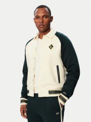 Lacoste Kurtka bomber BH8614 Beżowy Regular Fit. Brązowe kurtki LACOSTE, m, bez wzorów, z bawełny, bez kaptura. Za 989.99 zł.