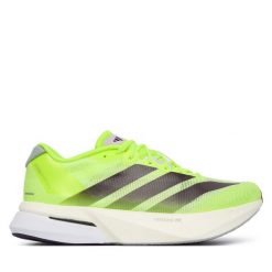 Buty do biegania adidas. Żółte buty do biegania Adidas, bez wzorów, bez zapięcia, do biegania. Za 699.99 zł.