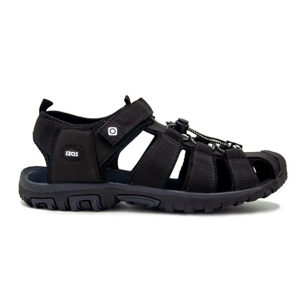 Sandały sportowe do trekkingu i turystyki unisex FROSTY II Izas. Czarne sandały Izas, z gumy, bez zapięcia. Za 182.57 zł.