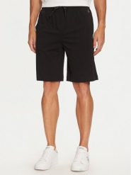 Polo Ralph Lauren Szorty sportowe 714844761002 Czarny Regular Fit. Czarne krótkie spodenki sportowe Polo Ralph Lauren, m, bez wzorów, z bawełny. Za 268.99 zł.