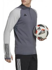 Adidas Koszulka sportowa "Tiro 23 Competition" w kolorze szarym rozmiar: S. Szare t-shirty sportowe Adidas, bez wzorów, bez ramiączek, outdoorowe. Za 126.75 zł.