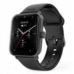 SMARTWATCH Zegarek Sportowy Hama Fit Watch 6010 GPS Prostokątny Czarny. Czarne, cyfrowe zegarki HAMA, plastikowe. Za 229.00 zł.