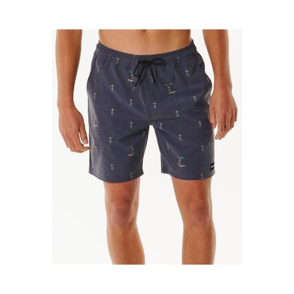 Spodenki surfingowe męskie Rip Curl Hula Breach Volley Czarny. Czarne odzież kąpielowa Rip Curl, l, bez wzorów, sportowe. Za 119.00 zł.